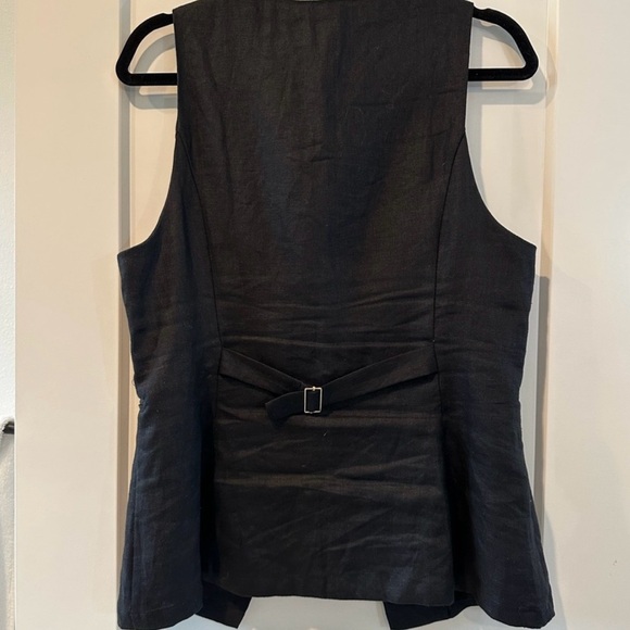 Reformation aspen linen vest size US10 - Picture 2 of 3